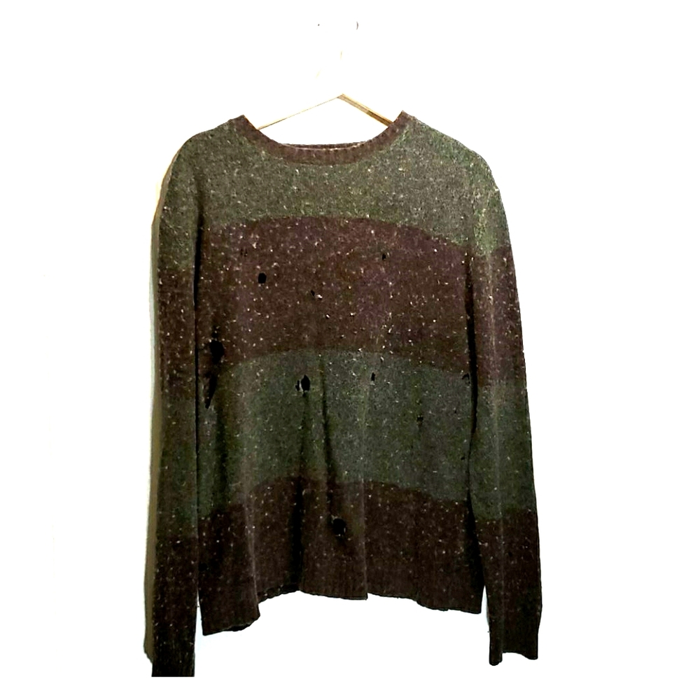 Grunge wool sweater